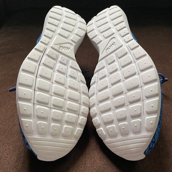NIKE FLYKNIT ROSHERUN GAME ROYAL BLUE-BRIGHT CRIMSON SZ 9 [677243-401] main image 5